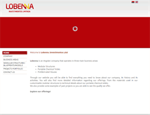 Tablet Screenshot of lobenna.com